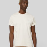 Le ty-shirt O - beige coton