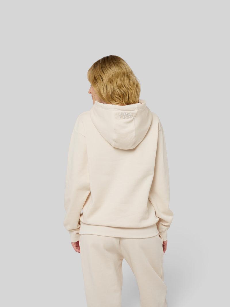 Le hoody - beige coton