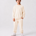 Sweaty + Flowy enfant - beige coton