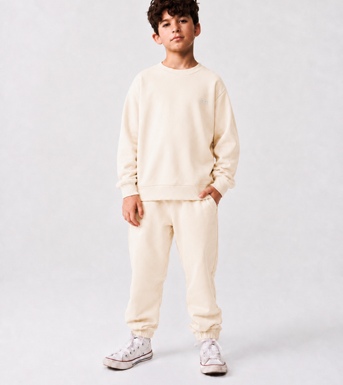 Sweaty + Flowy enfant - beige coton