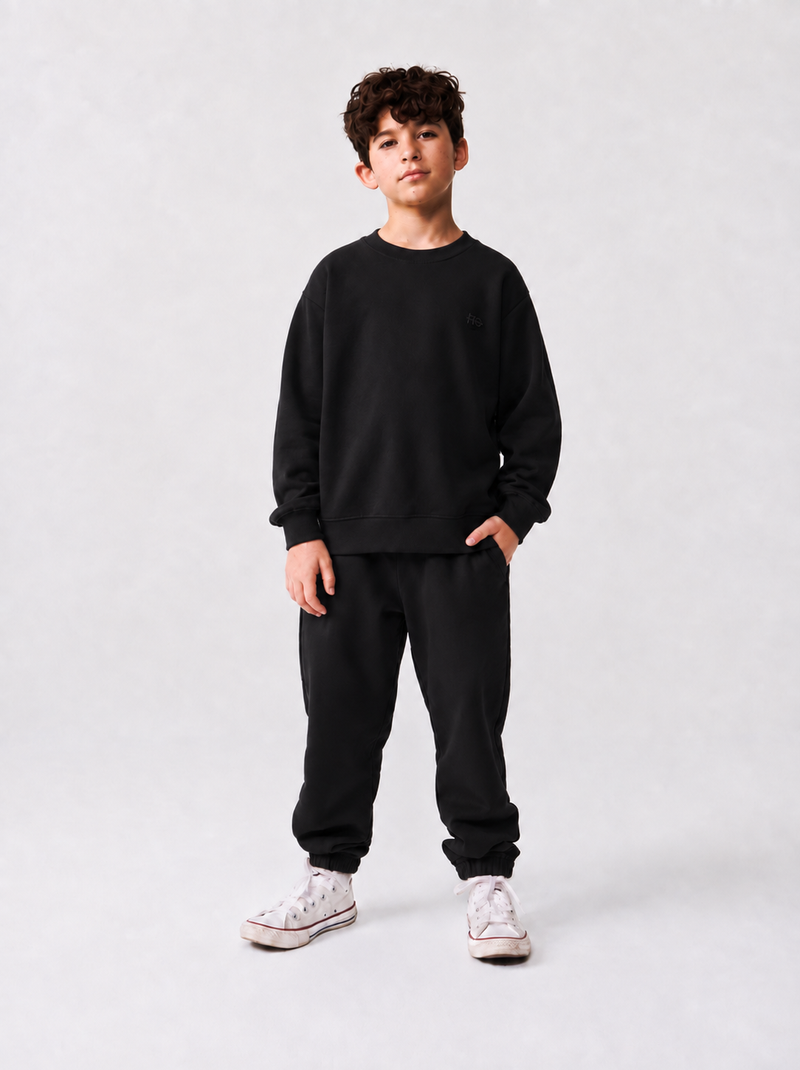 Sweaty + Flowy enfant - bleu nuit