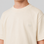 Le ty-shirt O enfant - beige coton