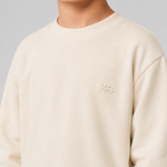 no - le sweaty enfant - beige coton