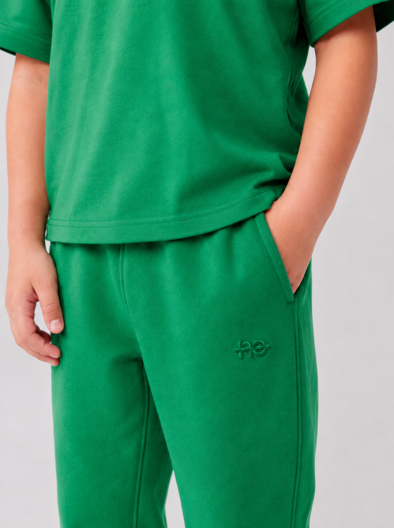 no - le flowy enfant - vert émeraude
