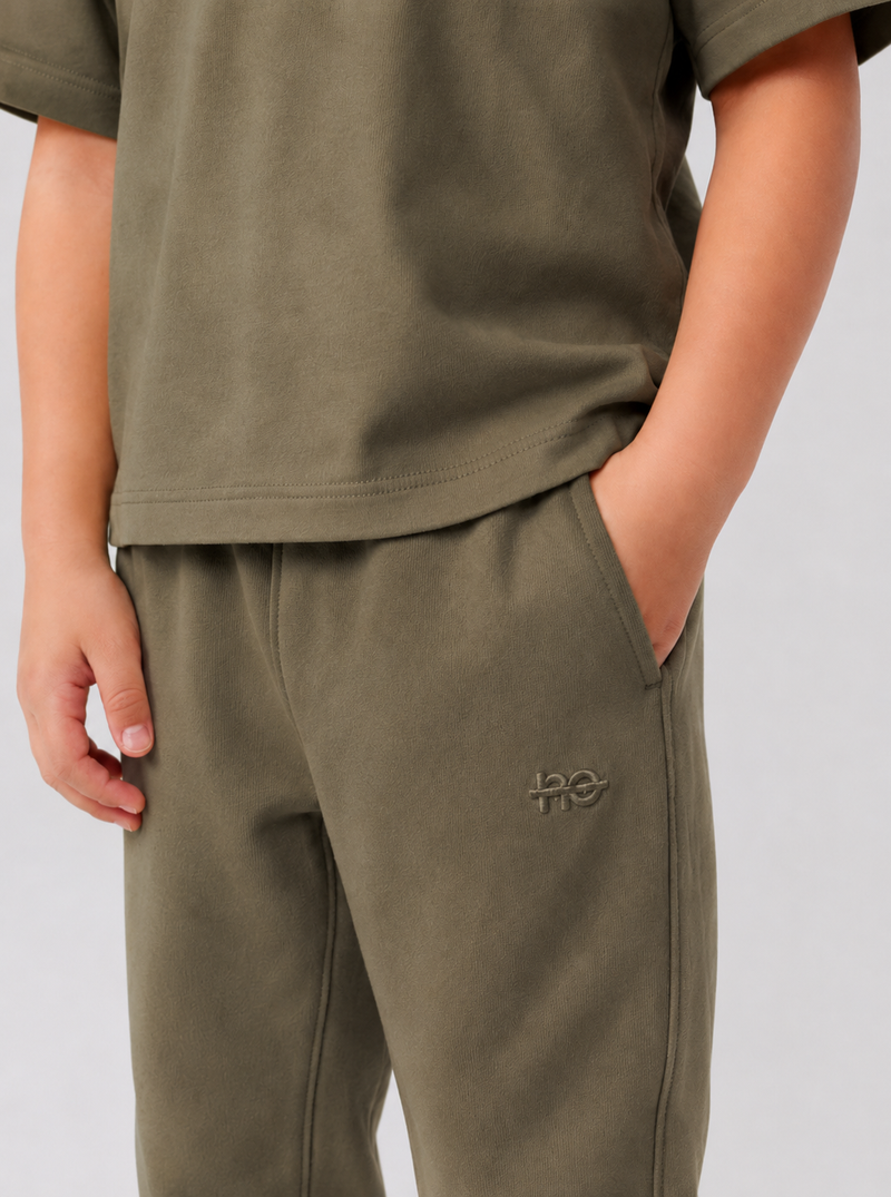 no - le flowy enfant - vert kaki