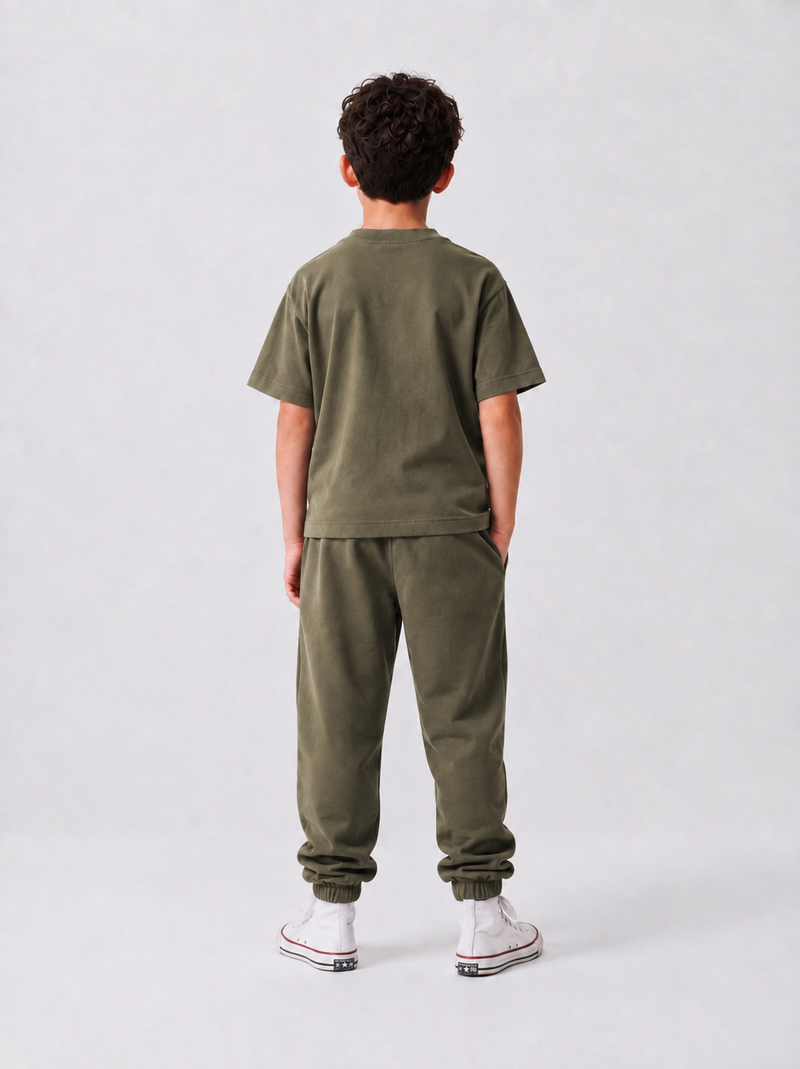 Le flowy enfant - vert kaki