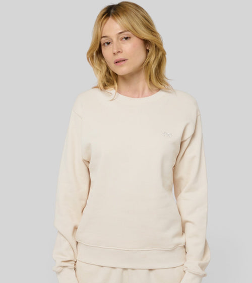 no - le sweaty - beige coton