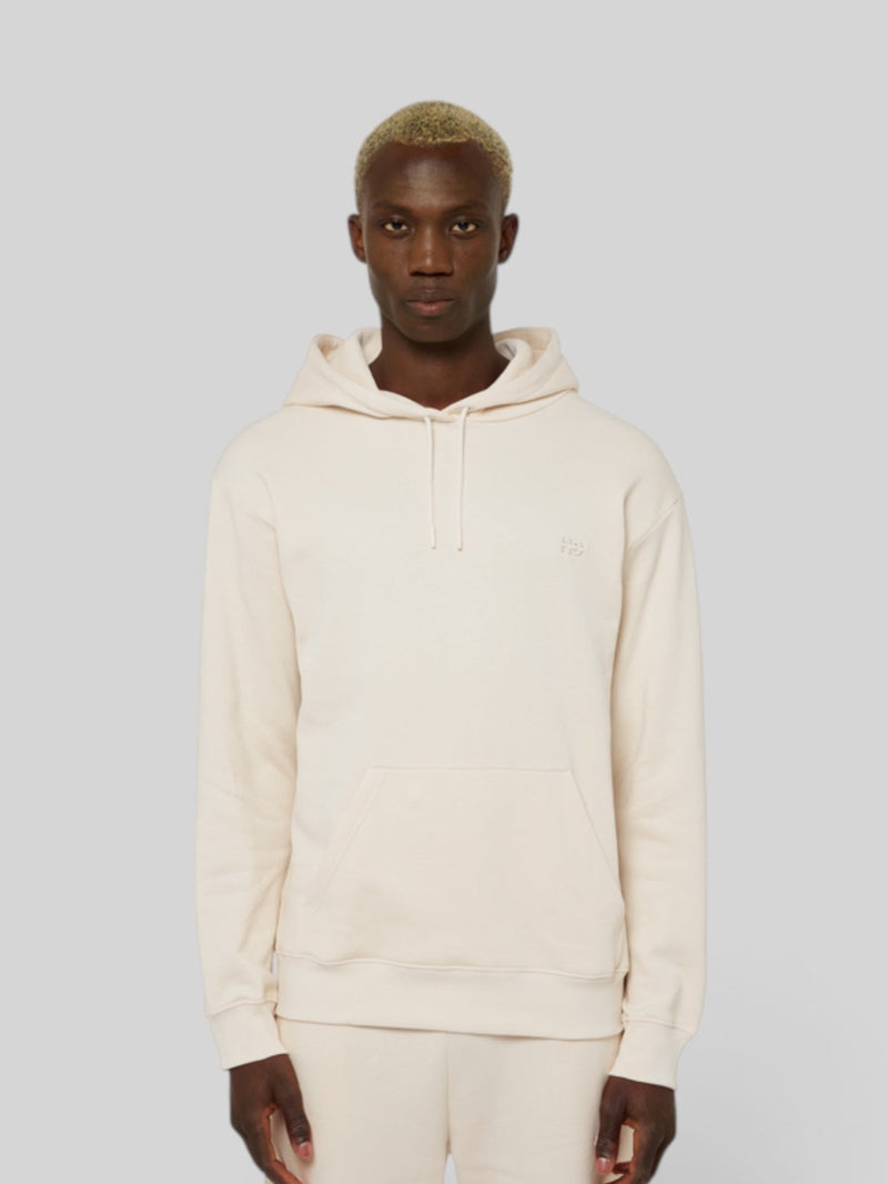 no - le hoody - beige coton