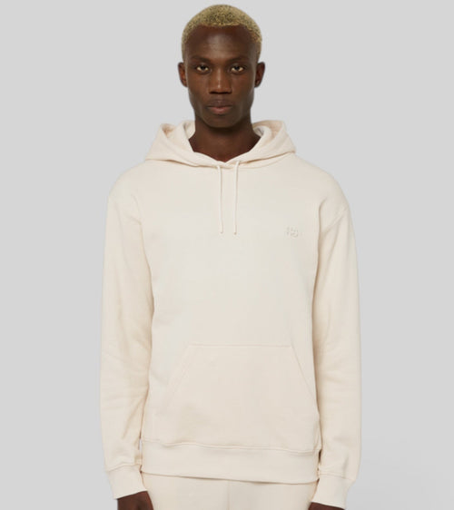 no - le hoody - beige coton