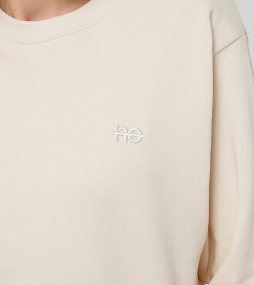 no - le sweaty - beige coton