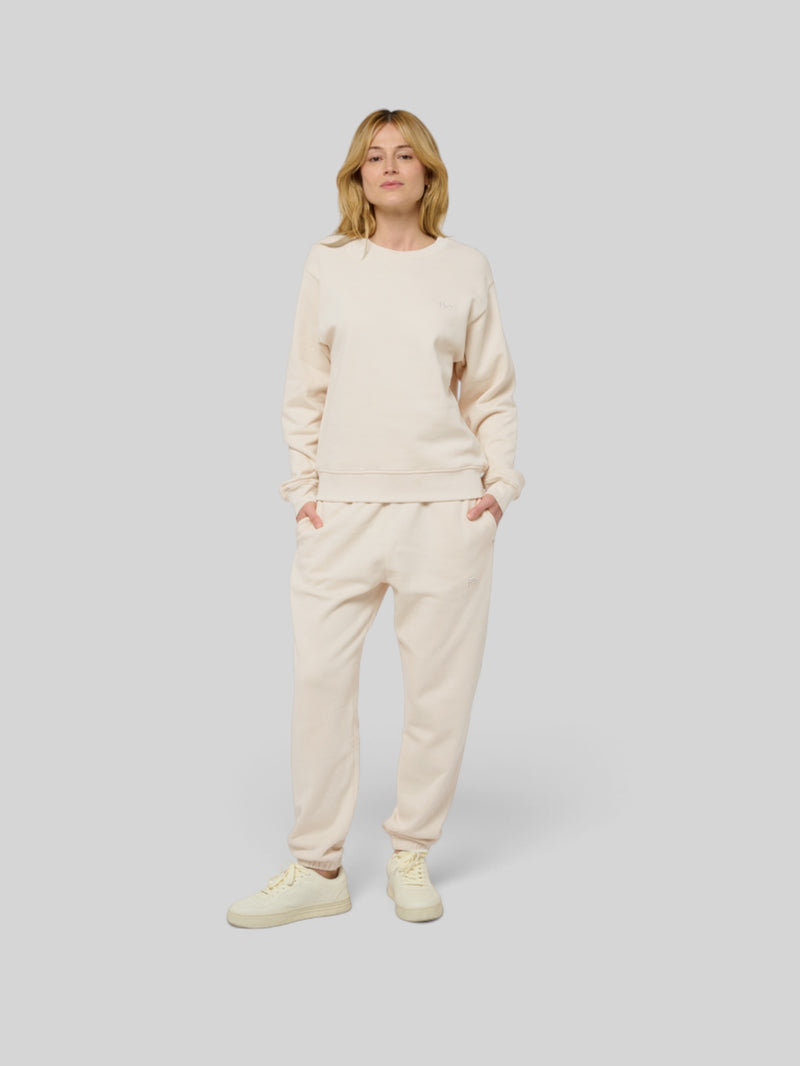 no - le sweaty - beige coton