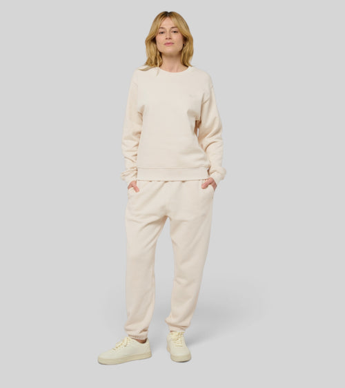 no - le sweaty - beige coton