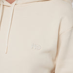 no - le hoody - beige coton
