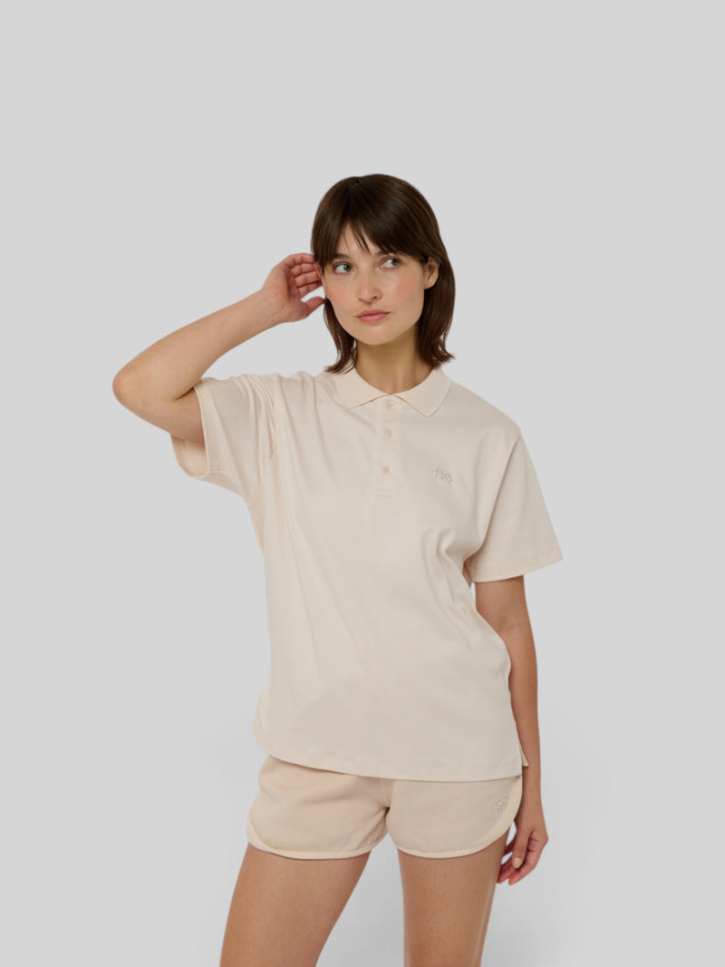 no - le ty-shirt W - beige coton