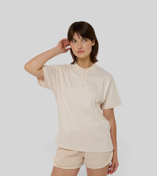 no - le ty-shirt W - beige coton