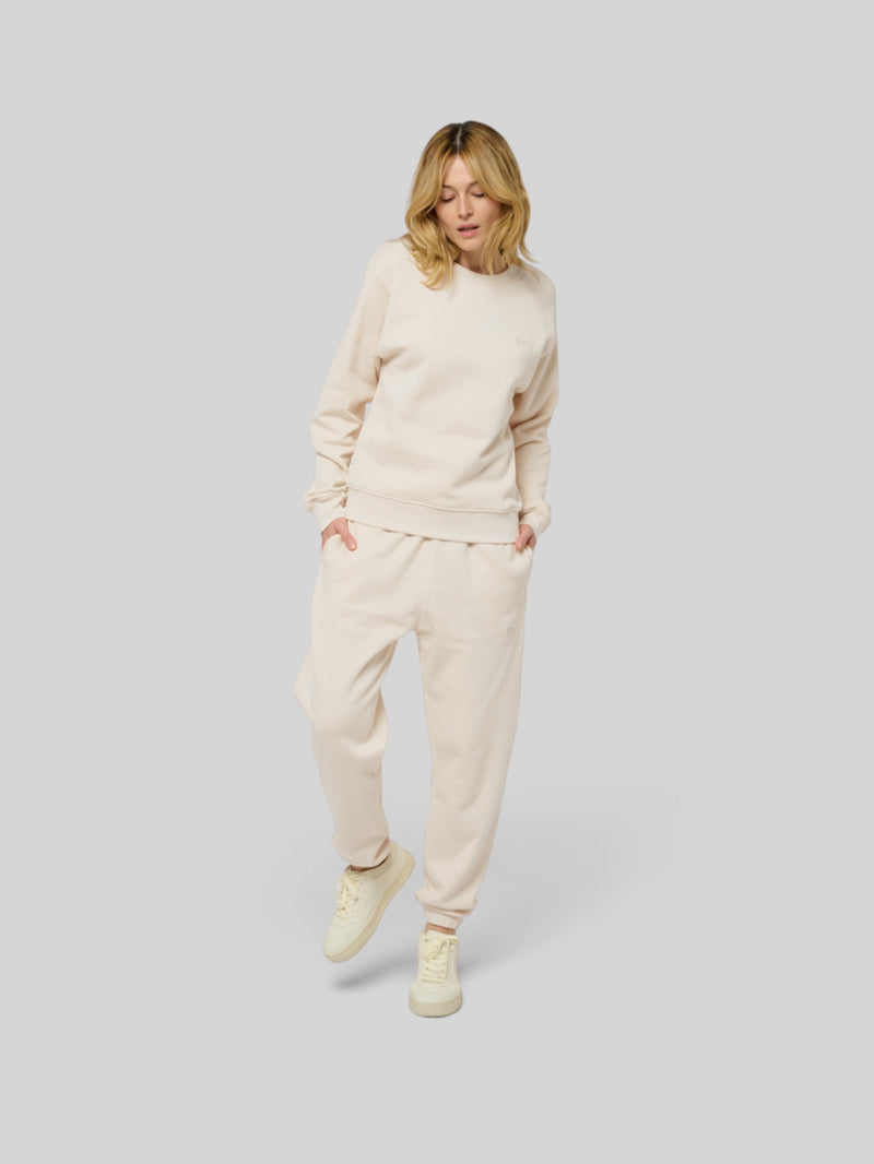 no - le sweaty - beige coton