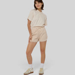 no - le shorty - beige coton