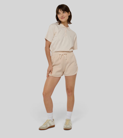 no - le shorty - beige coton