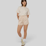 no - le shorty - beige coton