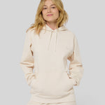 no - le hoody - beige coton