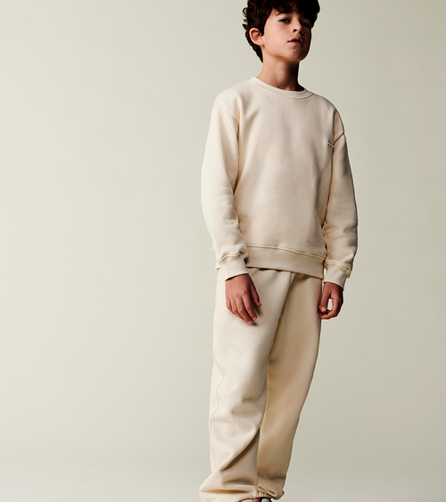 jogging enfant beige coton
