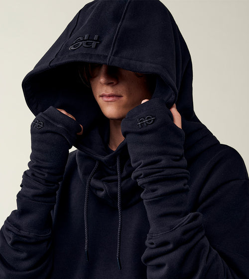 capuche bleu nuit