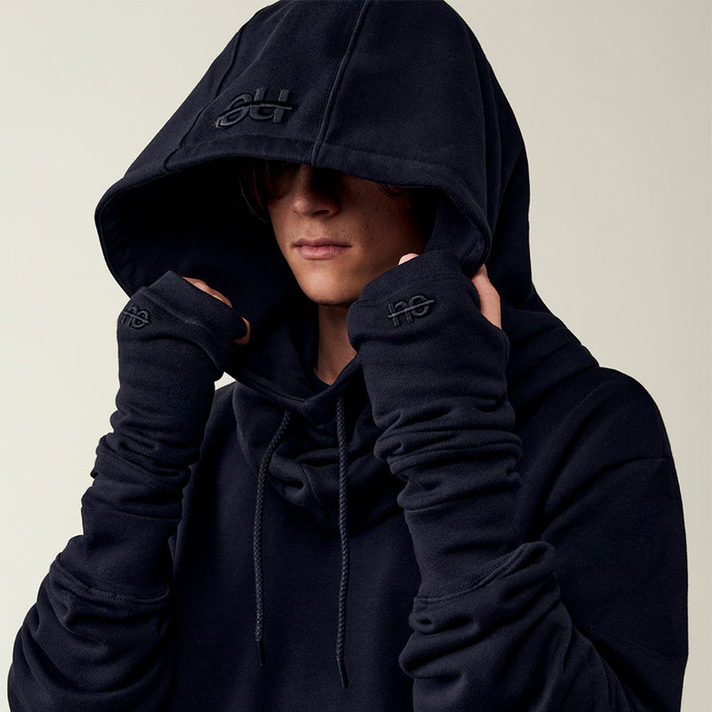 capuche bleu nuit
