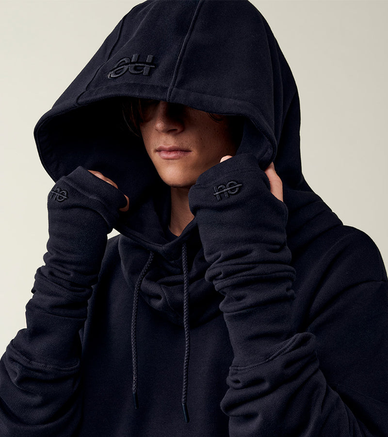 capuche bleu nuit