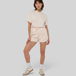 Le shorty - beige coton