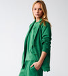 veste droite vert émeraude