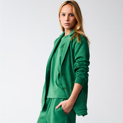 veste droite vert émeraude