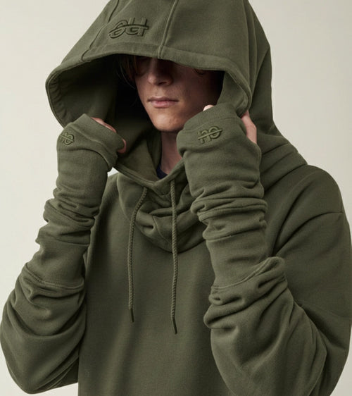 mitaines vert kaki