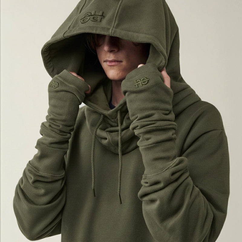 mitaines vert kaki