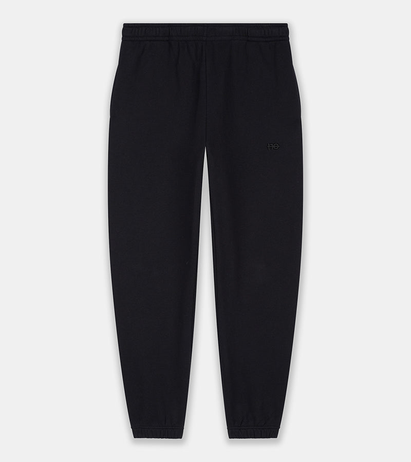 Le Flowsuit bleu nuit, ensemble sweat à capuche et jogging en coton biologique – vue 5