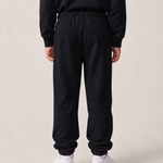 Le Flowy enfant bleu nuit, pantalon jogging enfant en coton biologique – vue 4