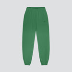 Le Flowy enfant vert émeraude, pantalon jogging enfant en coton biologique – vue 3