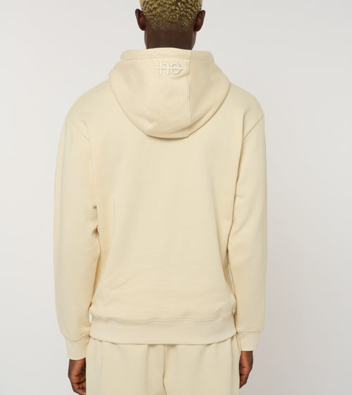 Le hoody - beige coton