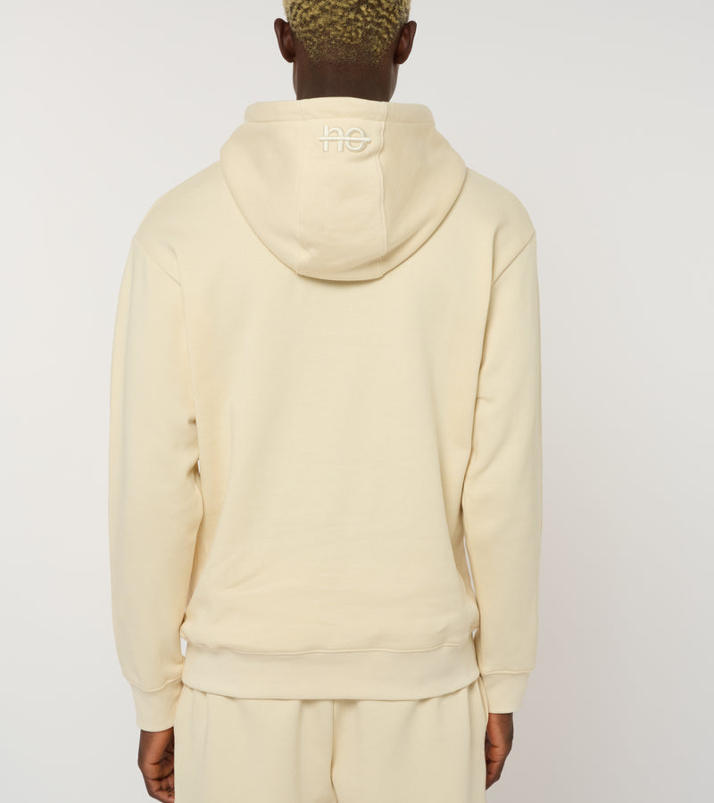 Le hoody - beige coton