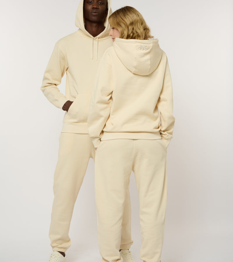 Le hoody - beige coton