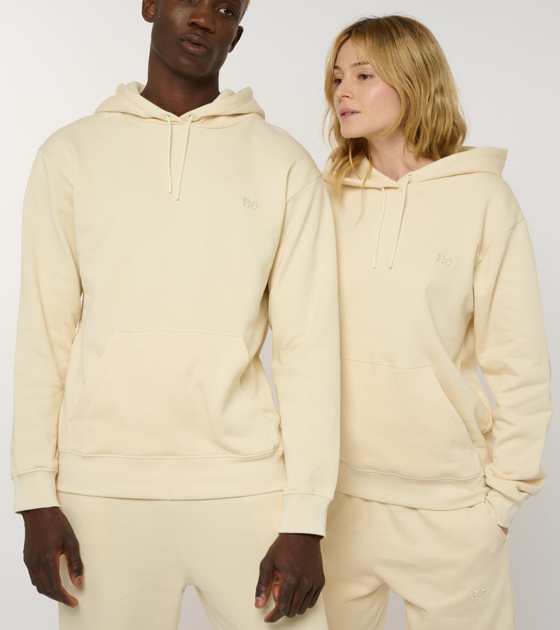 Le hoody - beige coton