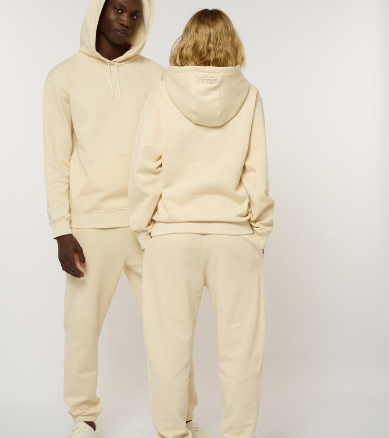 Le hoody - beige coton