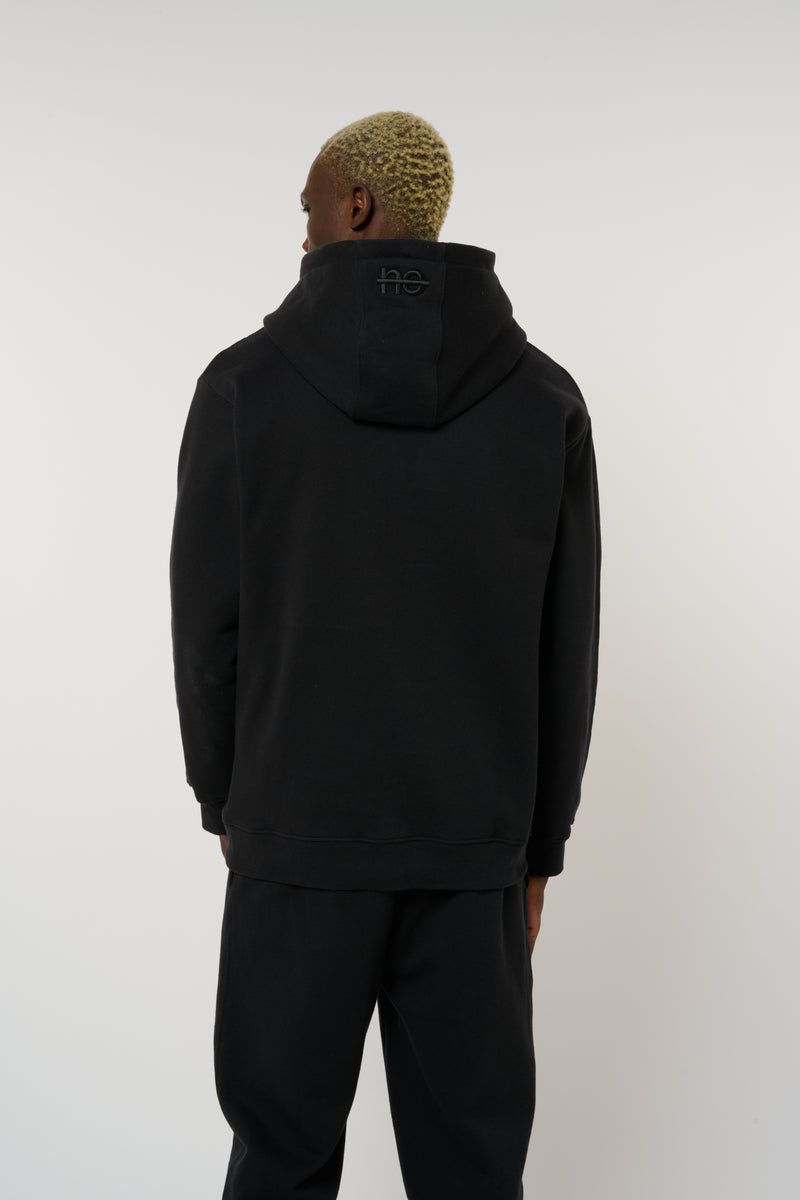 Le hoody - sweatshirt unisexe coloris bleu nuit - nogender
