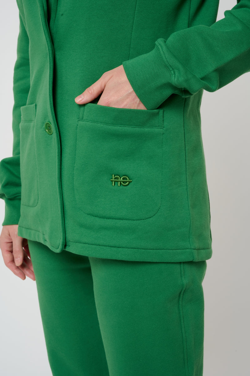 Le jogstume - ensemble unisexe coloris vert émeraude - nogender