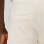 Le Jyns beige coton, pantalon unisexe coupe droite en coton biologique – vue 4