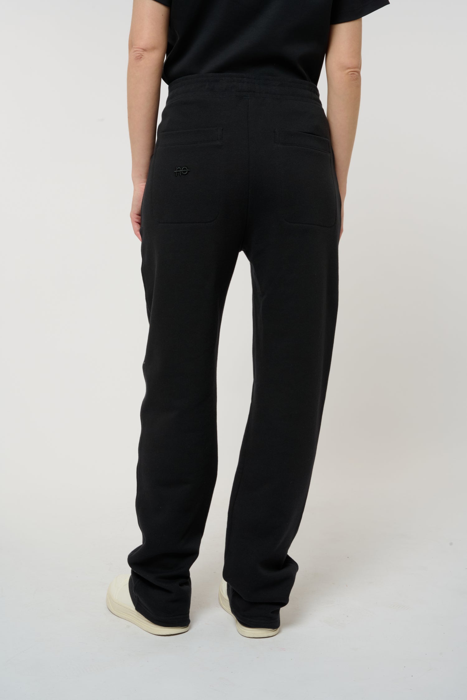 Le Jyns bleu nuit, pantalon unisexe coupe droite en coton biologique – vue 3