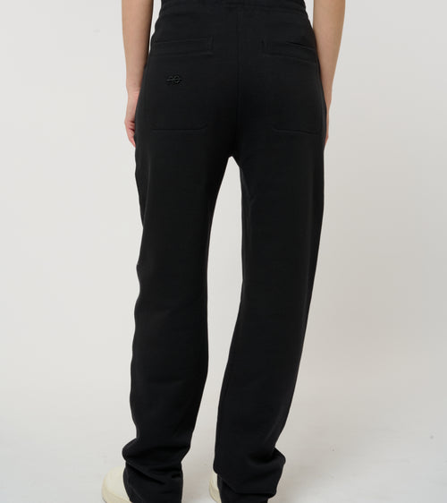 Le Jyns bleu nuit, pantalon unisexe coupe droite en coton biologique – vue 3