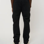 Le Jyns bleu nuit, pantalon unisexe coupe droite en coton biologique – vue 4