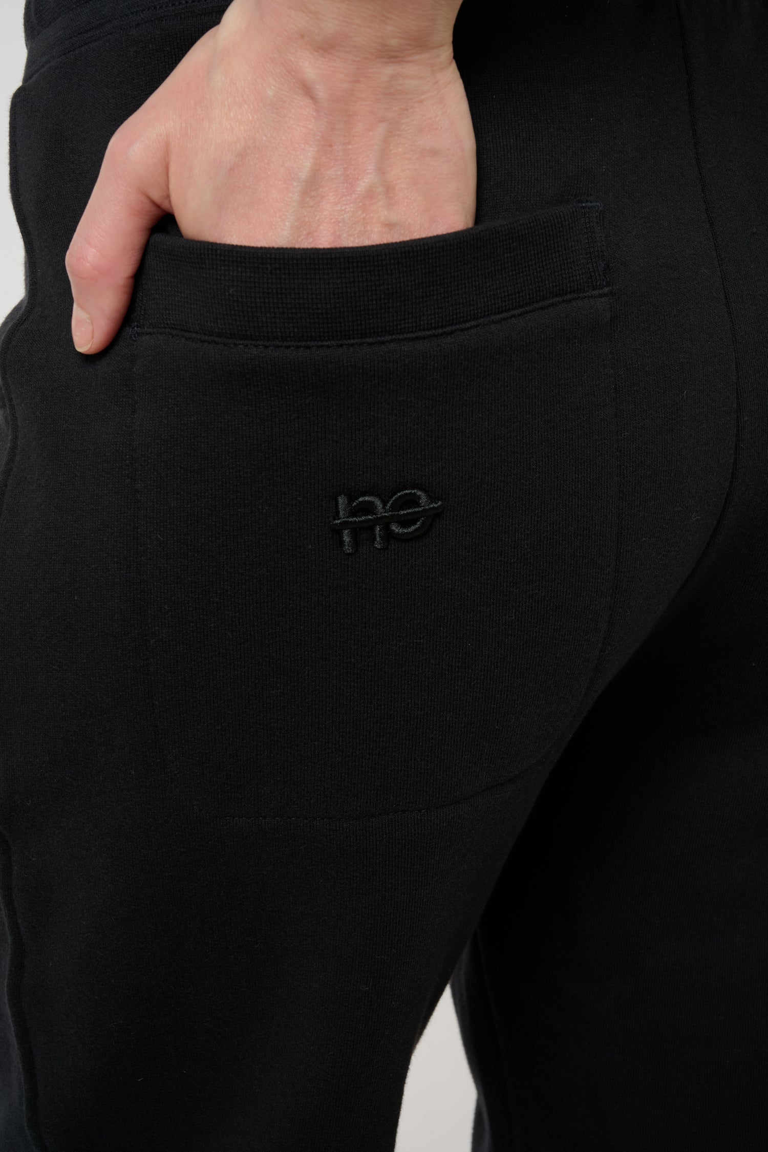 Le Jyns bleu nuit, pantalon unisexe coupe droite en coton biologique – vue 5