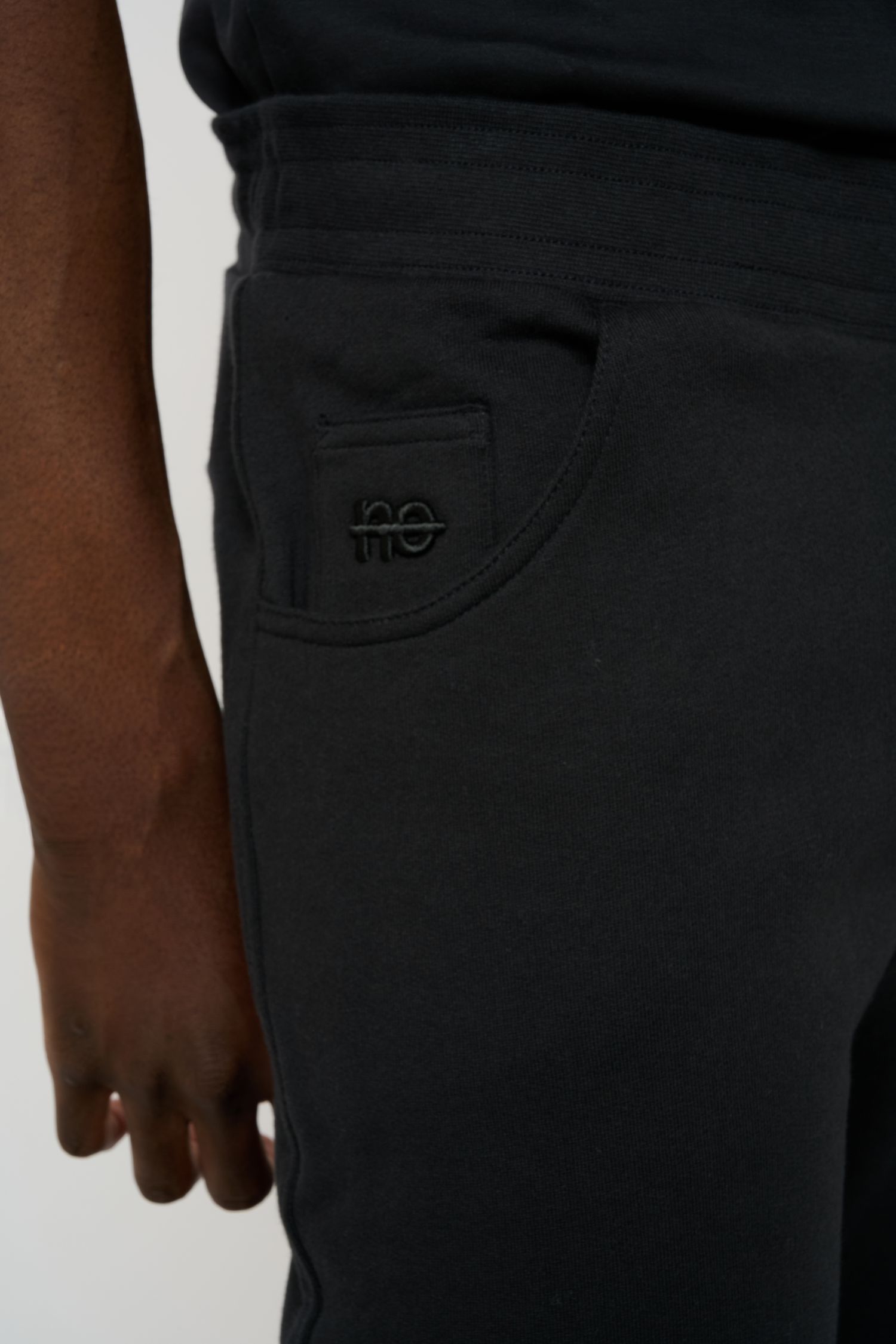 Le Jyns bleu nuit, pantalon unisexe coupe droite en coton biologique – vue 6
