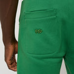 Le Jyns vert émeraude, pantalon unisexe coupe droite en coton biologique – vue 8